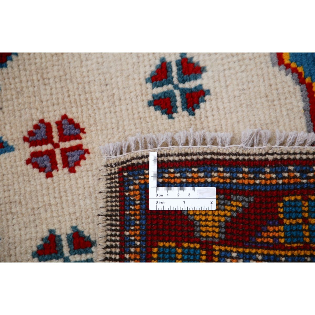 Revival 5x7 Handmade Double Knotted Washable Wool Rug - Colorful