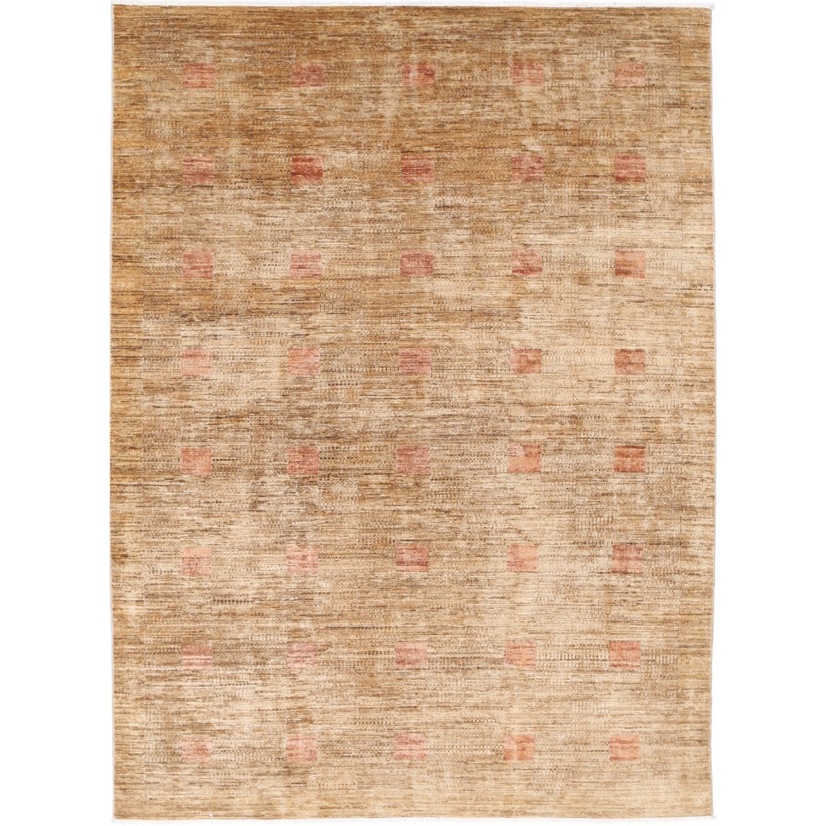 Modcar 6x9 Handmade Double Knotted Washable Wool Rug - Colorful