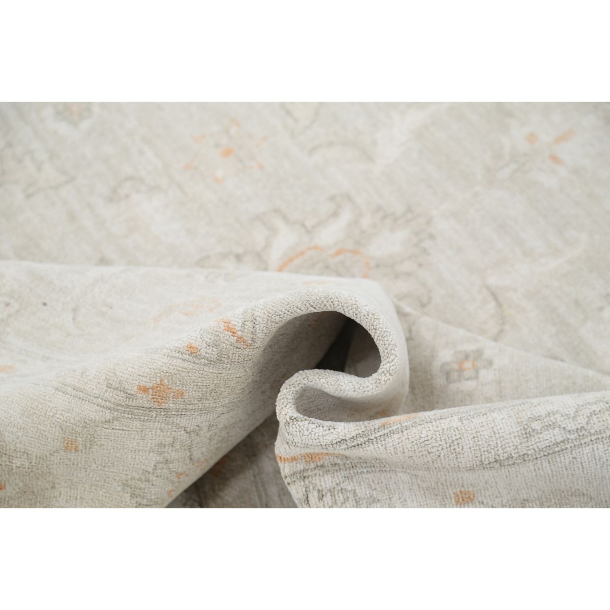 Serenity 6x9 Handmade Double Knotted Washable Wool Rug - Soft Hues