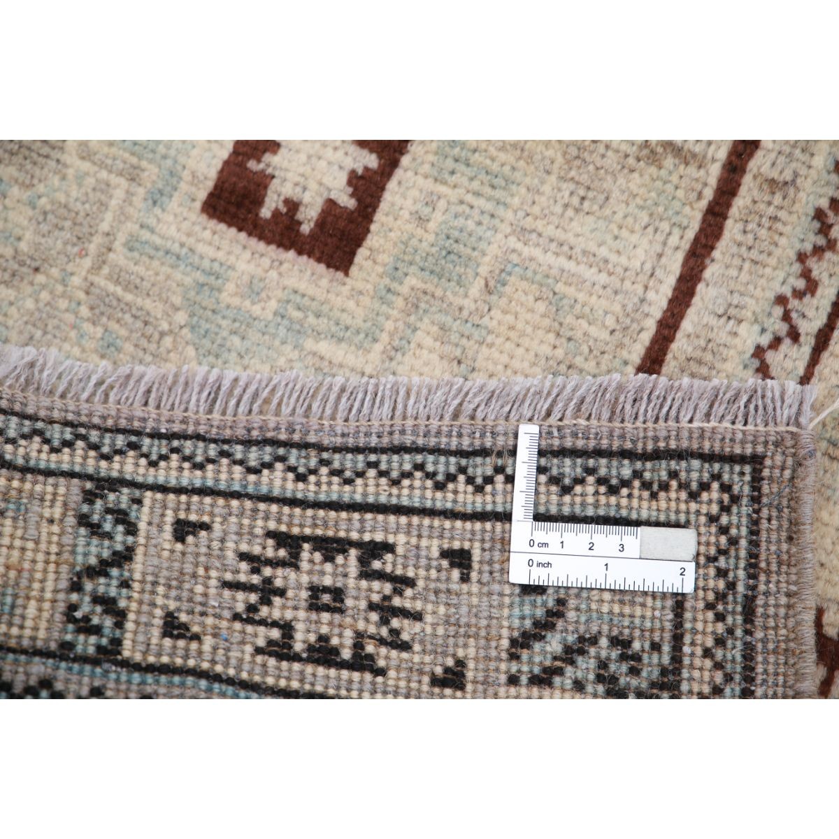 Revival 2x3 Handmade Double Knotted Washable Wool Rug - Colorful