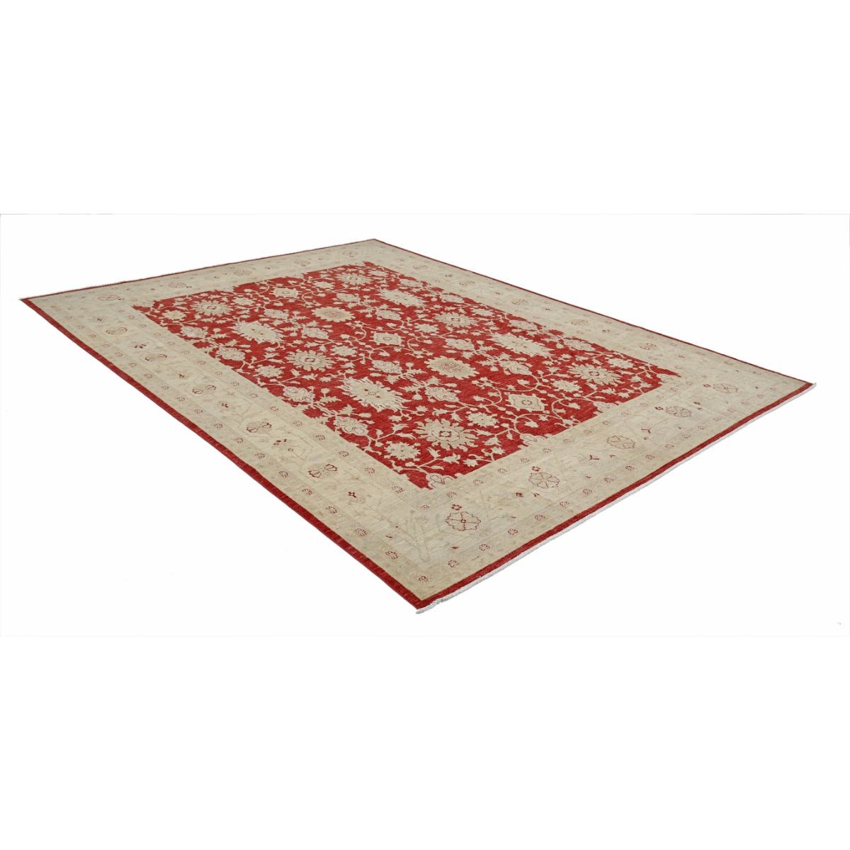 Ziegler 8x11 Handmade Double Knotted Washable Wool Rug - Colorful