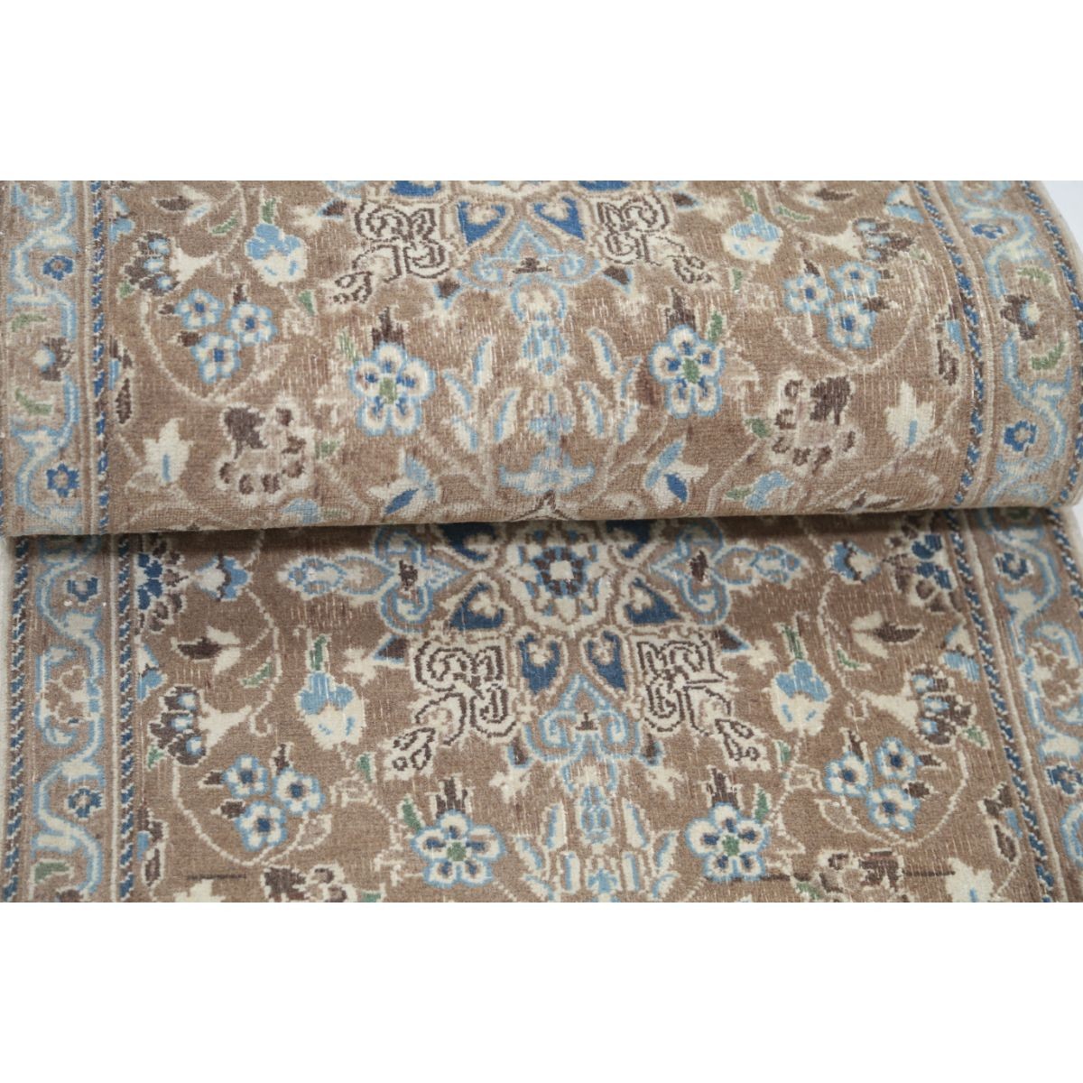 Vintage 2x12 Handmade Double Knotted Washable Wool Runner - Soft Hues