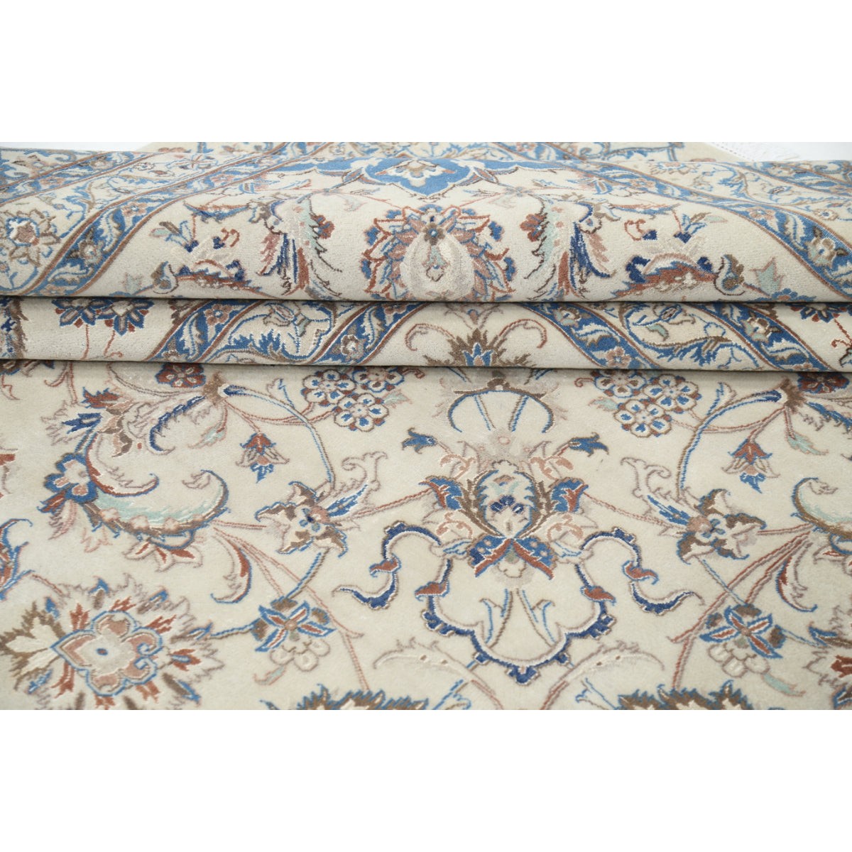 Nain 19x32 Handmade Double Knotted Washable Wool Rug - Colorful