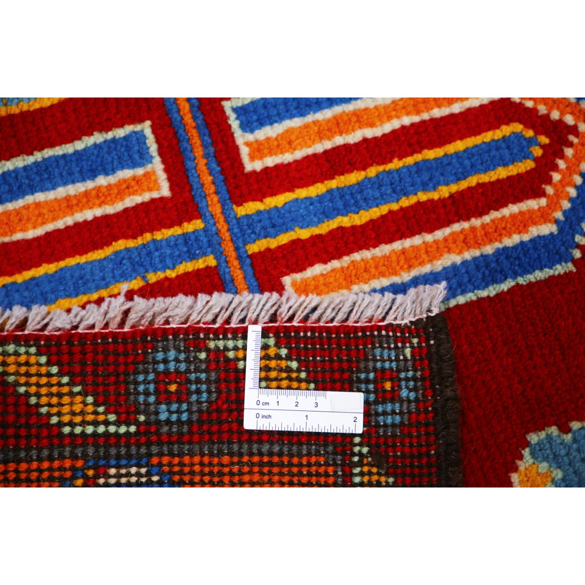 Revival 6x8 Handmade Double Knotted Washable Wool Rug - Colorful