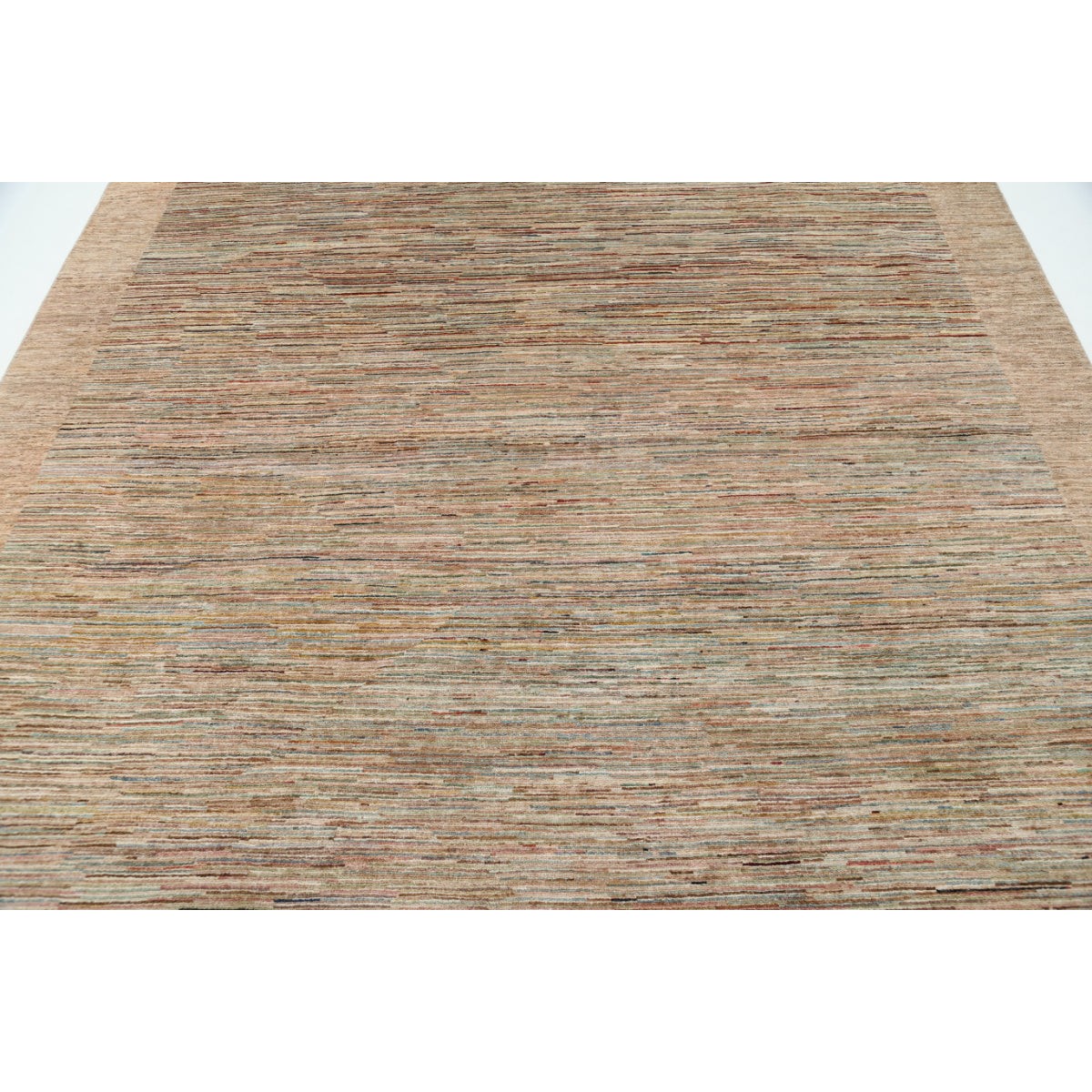 Modcar 8x10 Handmade Double Knotted Washable Wool Rug - Colorful