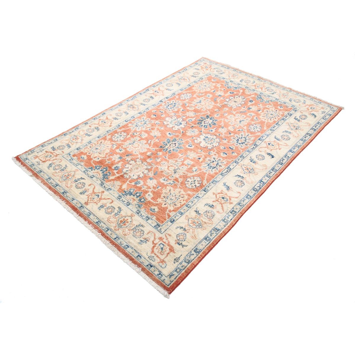 Ziegler 5x7 Handmade Double Knotted Washable Wool Rug - Soft Hues