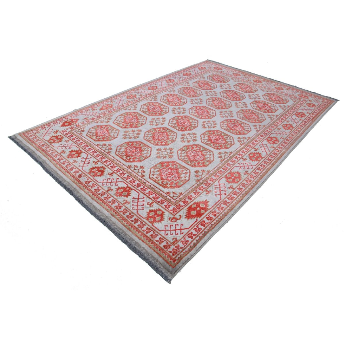 Revival 7x10 Handmade Double Knotted Washable Wool Rug - Colorful