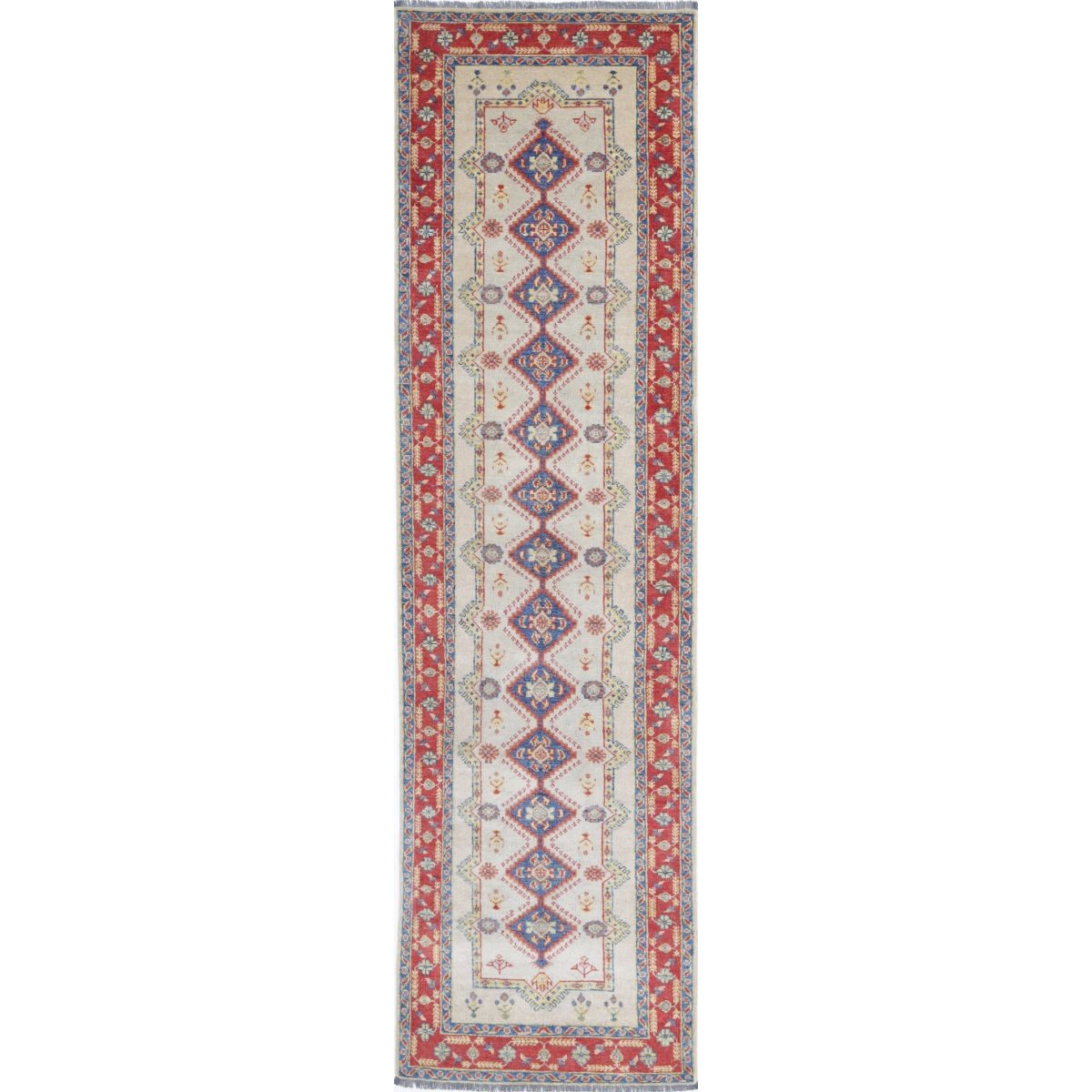 Revival 3x10 Handmade Double Knotted Washable Wool Runner - Colorful