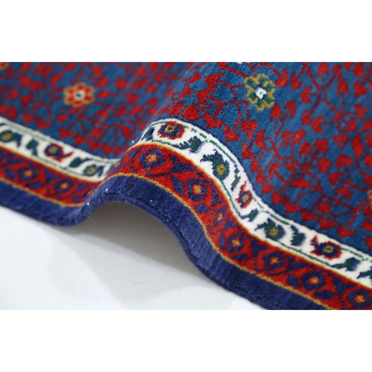 Gulshan 9x12 Powered Loom Washable Wool Rug - Colorful