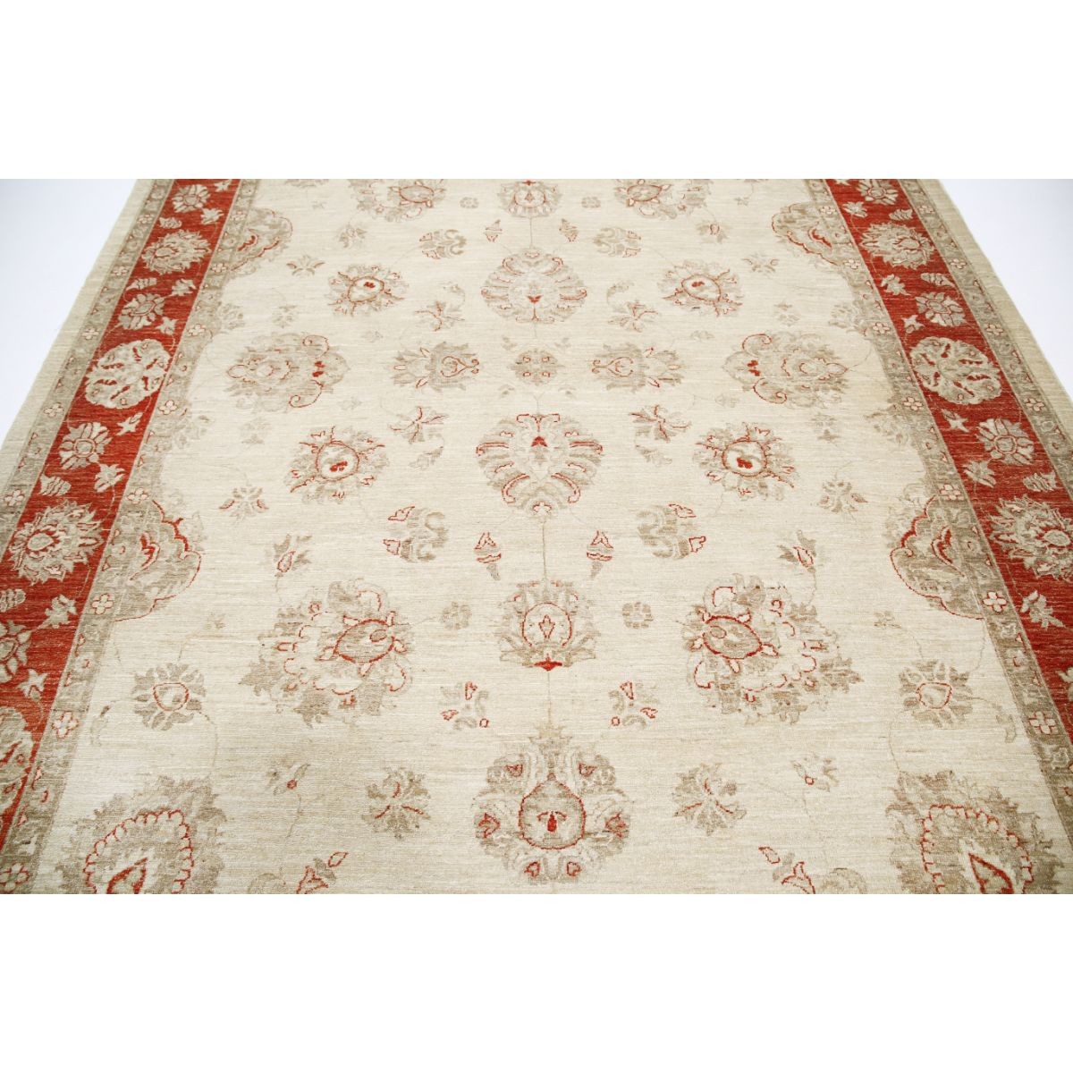 Ziegler 8x11 Handmade Double Knotted Washable Wool Rug - Colorful