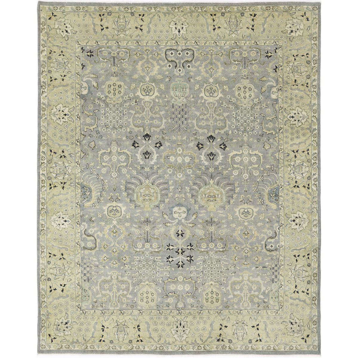 Ziegler 8x10 Handmade Double Knotted Washable Wool Rug - Colorful