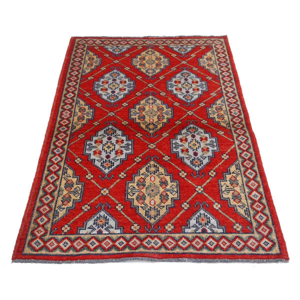 Revival 3x5 Handmade Double Knotted Washable Wool Rug - Colorful