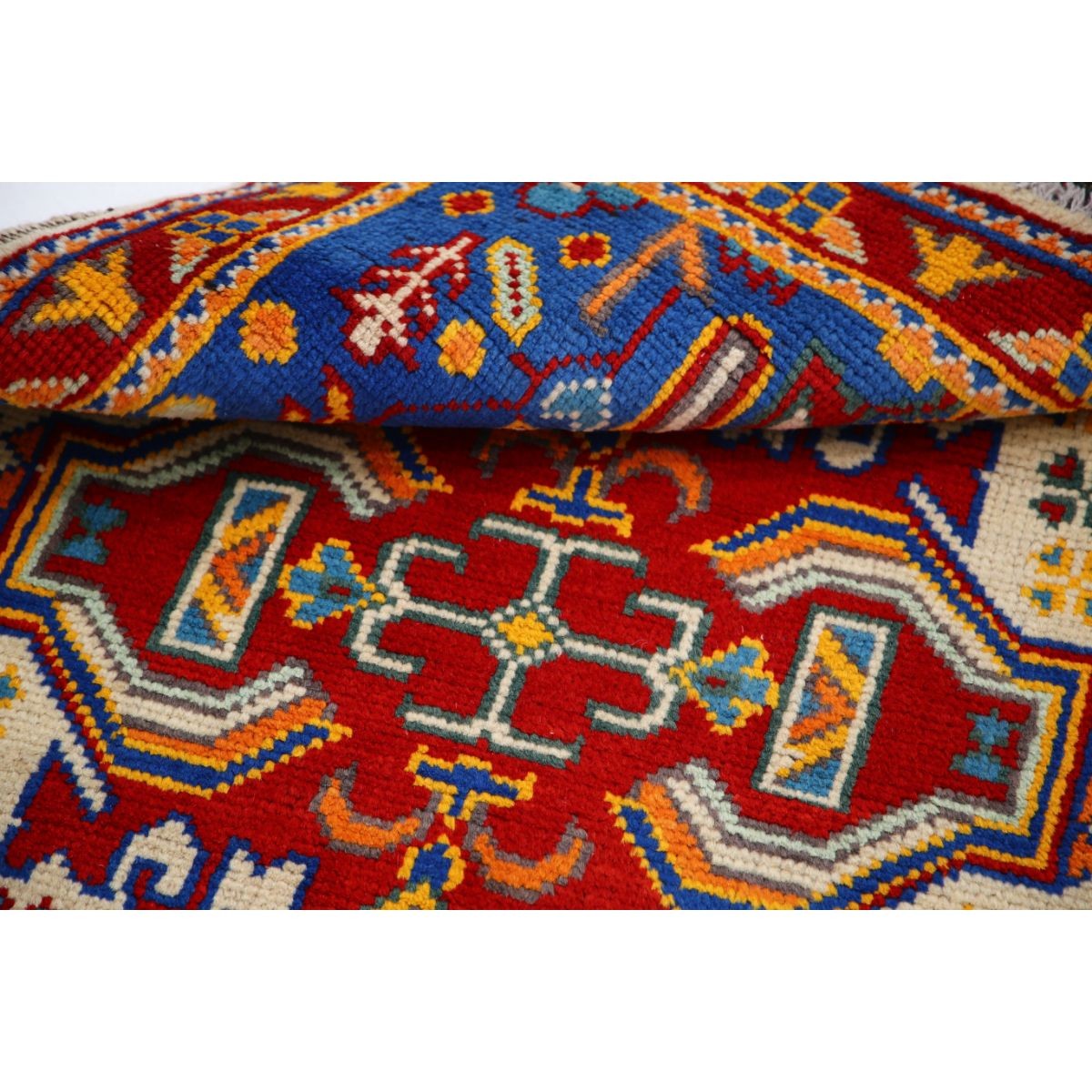 Revival 3x5 Handmade Double Knotted Washable Wool Rug - Colorful