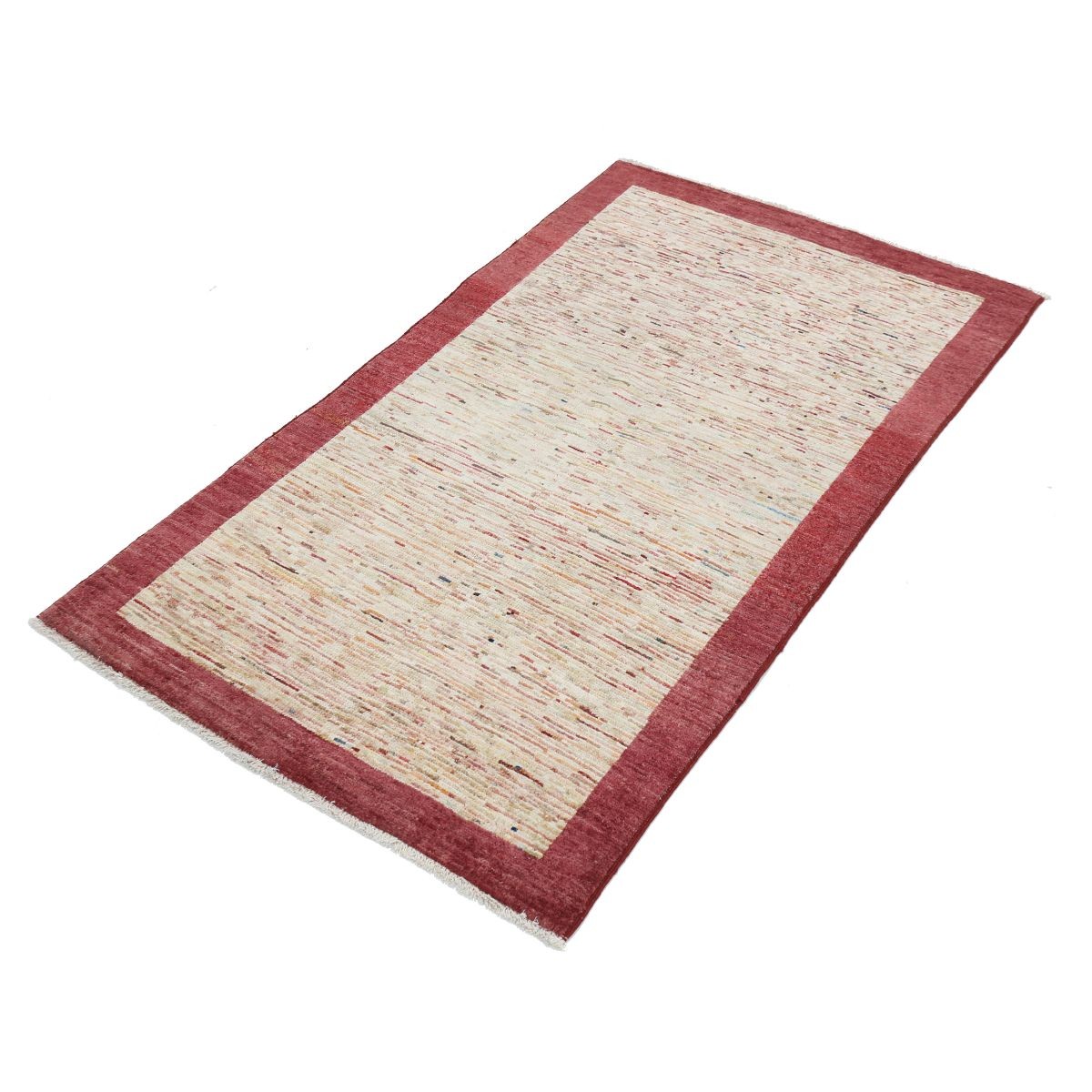 Modcar 3x5 Handmade Double Knotted Washable Wool Rug - Colorful