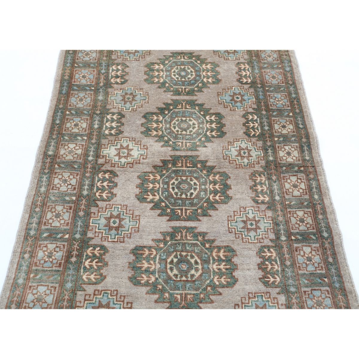 Revival 3x5 Handmade Double Knotted Washable Wool Rug - Colorful