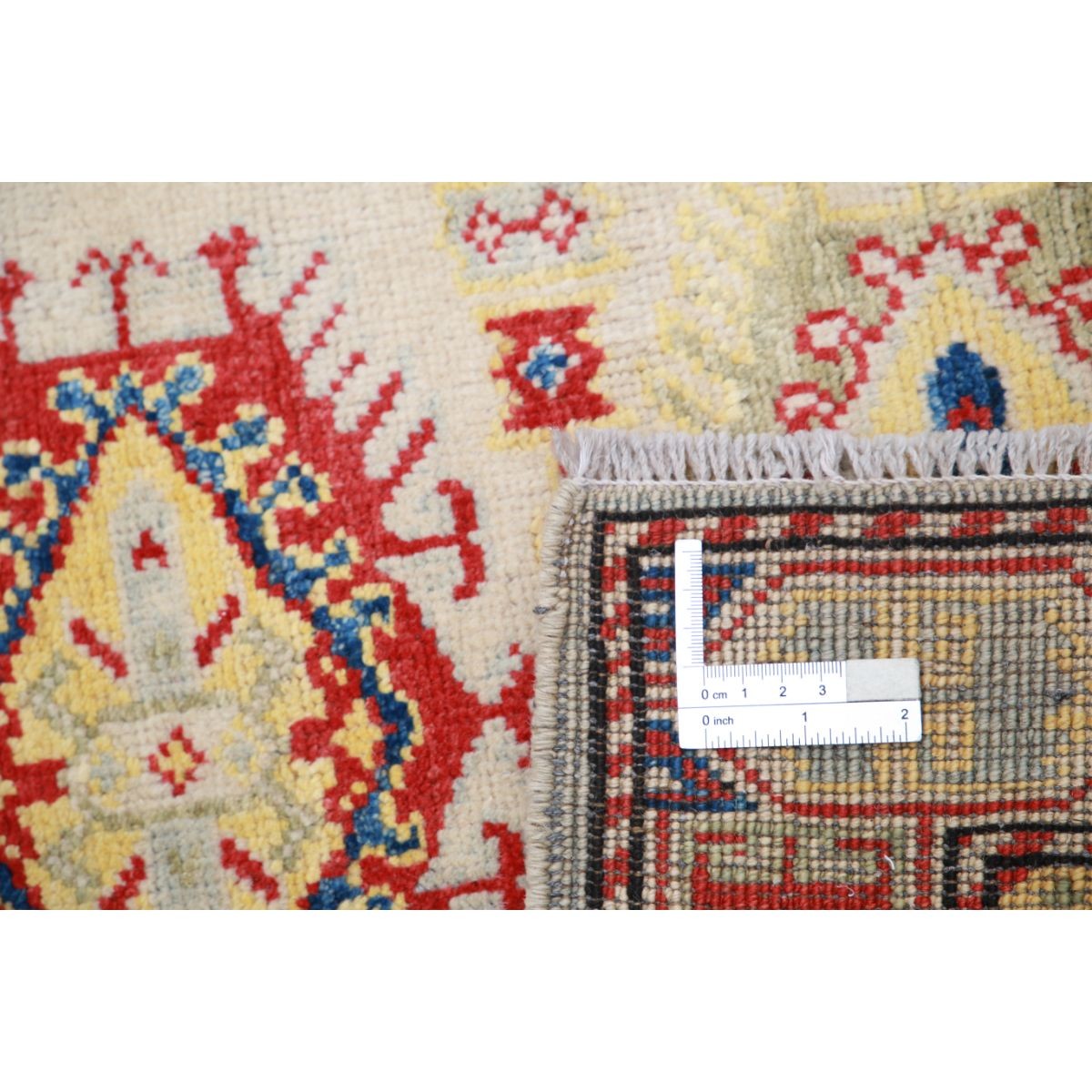Revival 2x3 Handmade Double Knotted Washable Wool Rug - Colorful