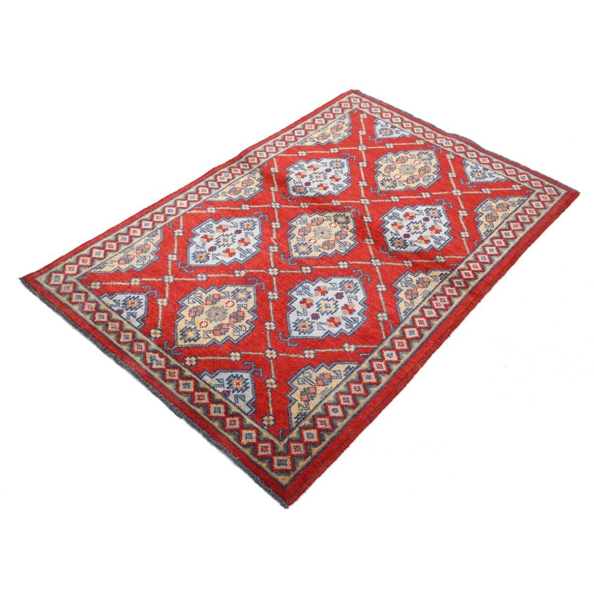 Revival 3x5 Handmade Double Knotted Washable Wool Rug - Colorful