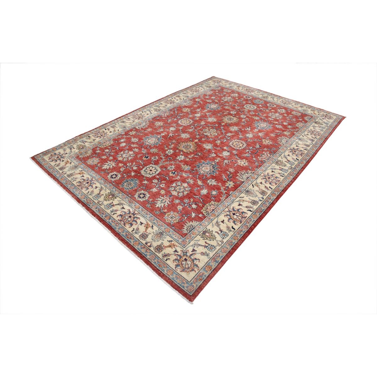 Ziegler 7x10 Handmade Double Knotted Washable Wool Rug - Colorful