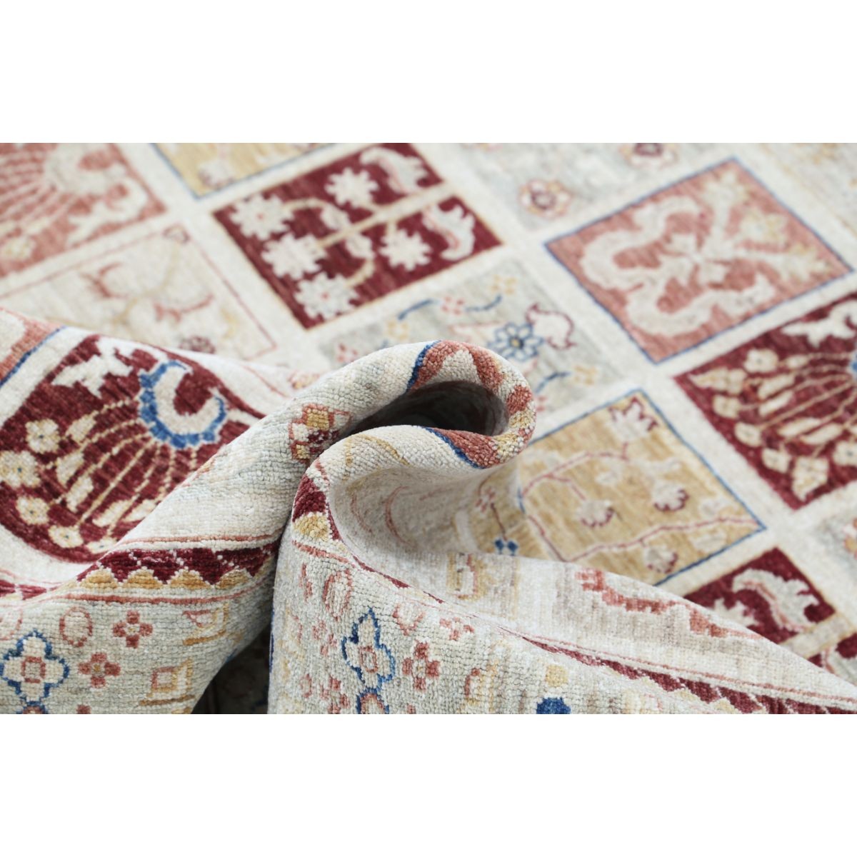 Bakhtiari 6x7 Handmade Double Knotted Washable Wool Rug - Colorful