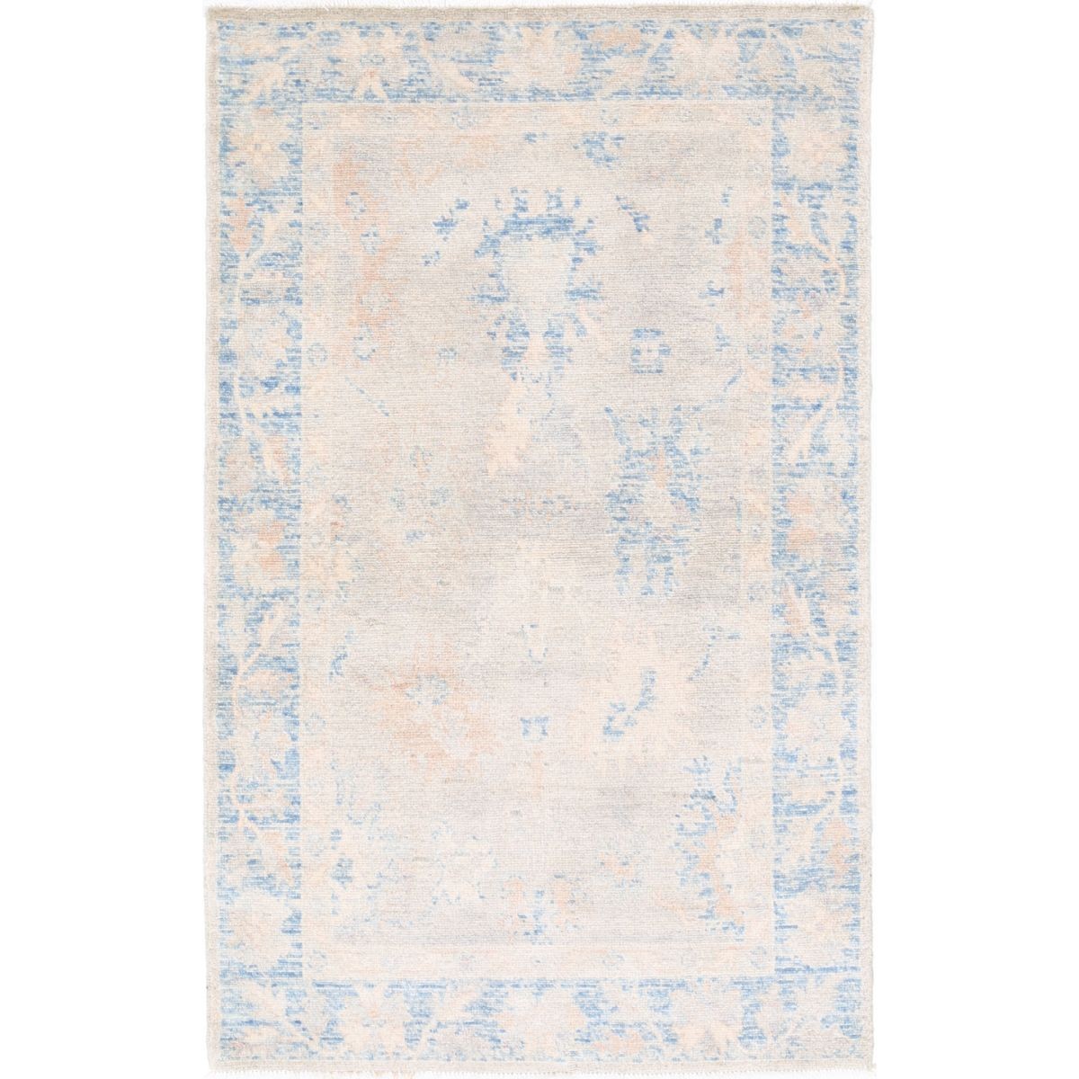 Lily 3x4 Powered Loomed Washable Wool Rug - Soft Hues