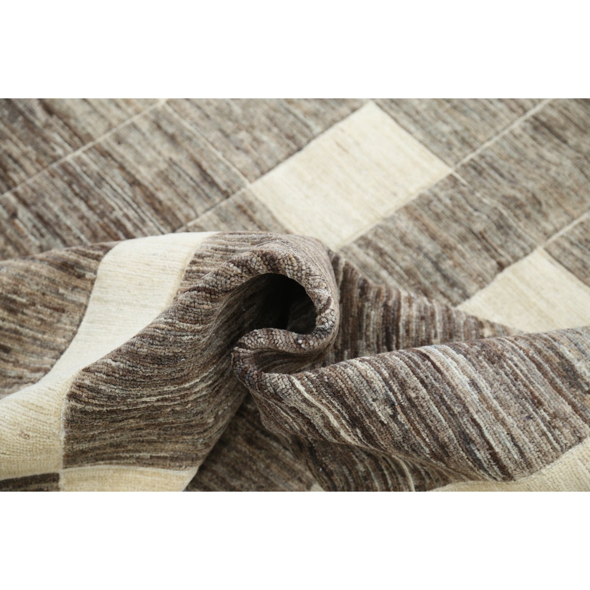 Modcar 6x9 Handmade Double Knotted Washable Wool Rug - Colorful