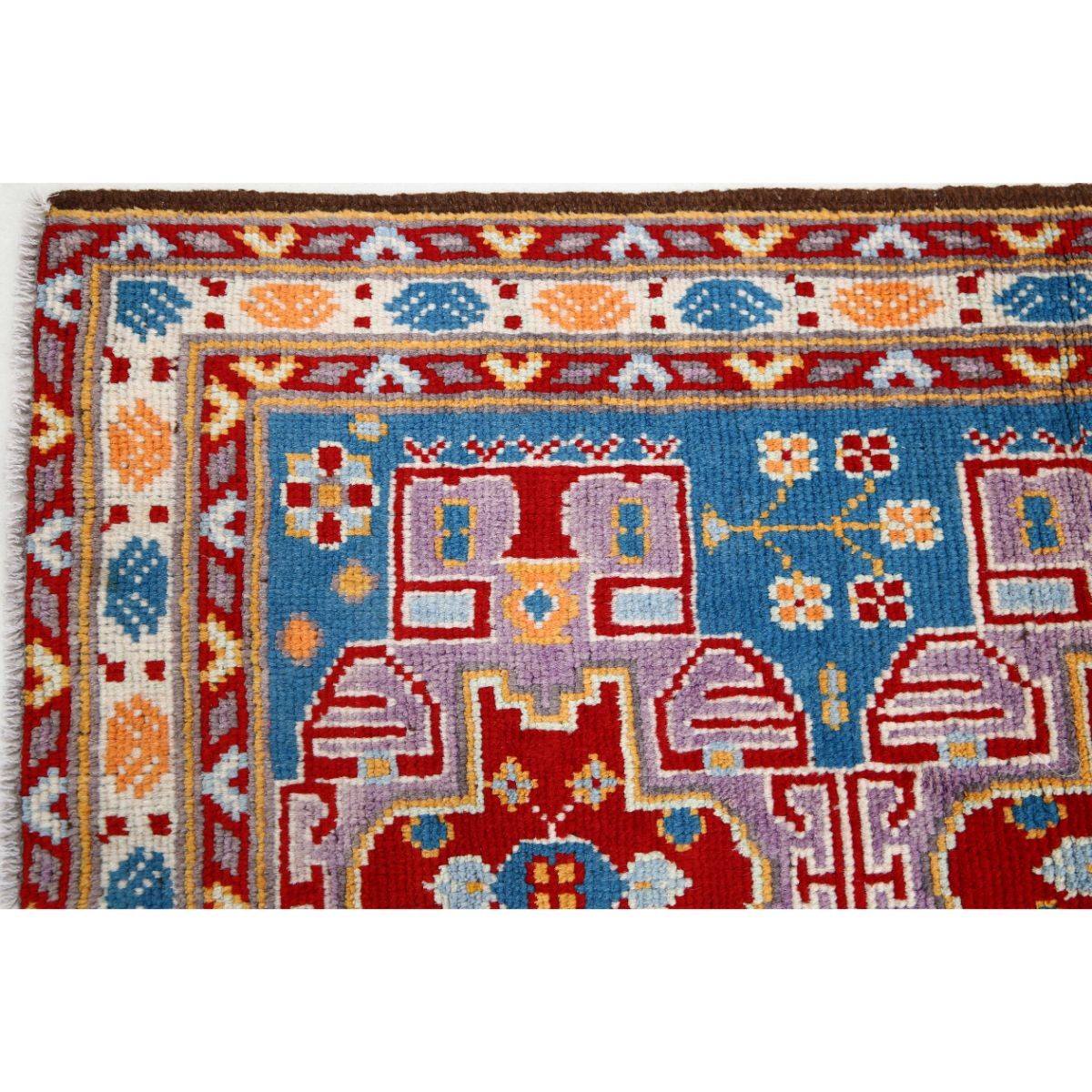 Revival 3x5 Handmade Double Knotted Washable Wool Rug - Colorful