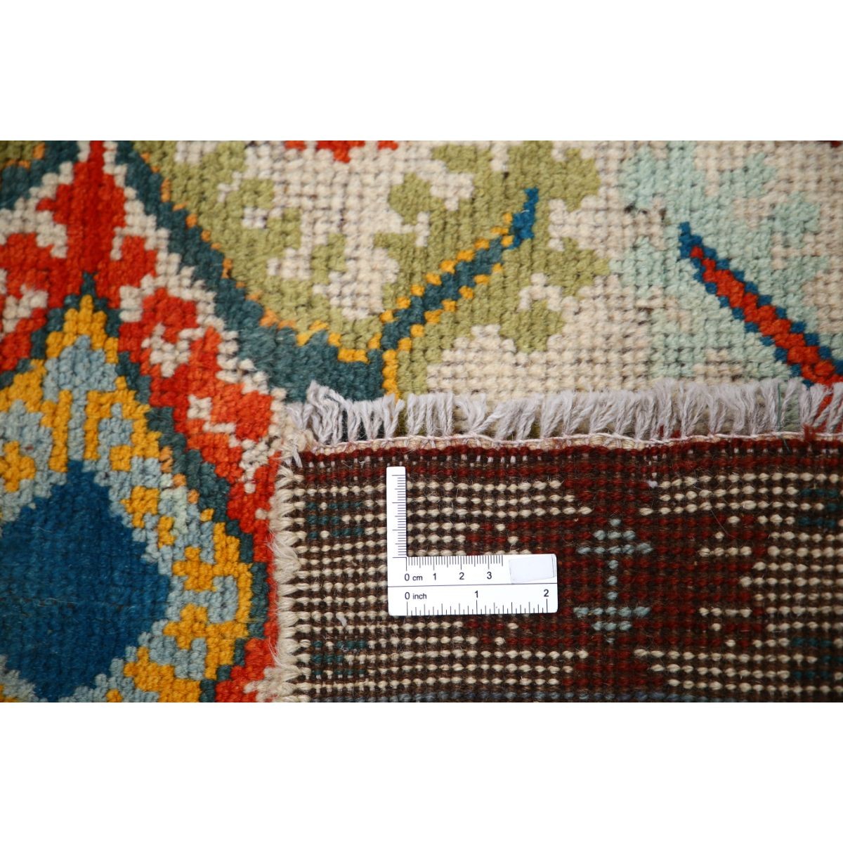 Revival 3x4 Handmade Double Knotted Washable Wool Rug - Colorful