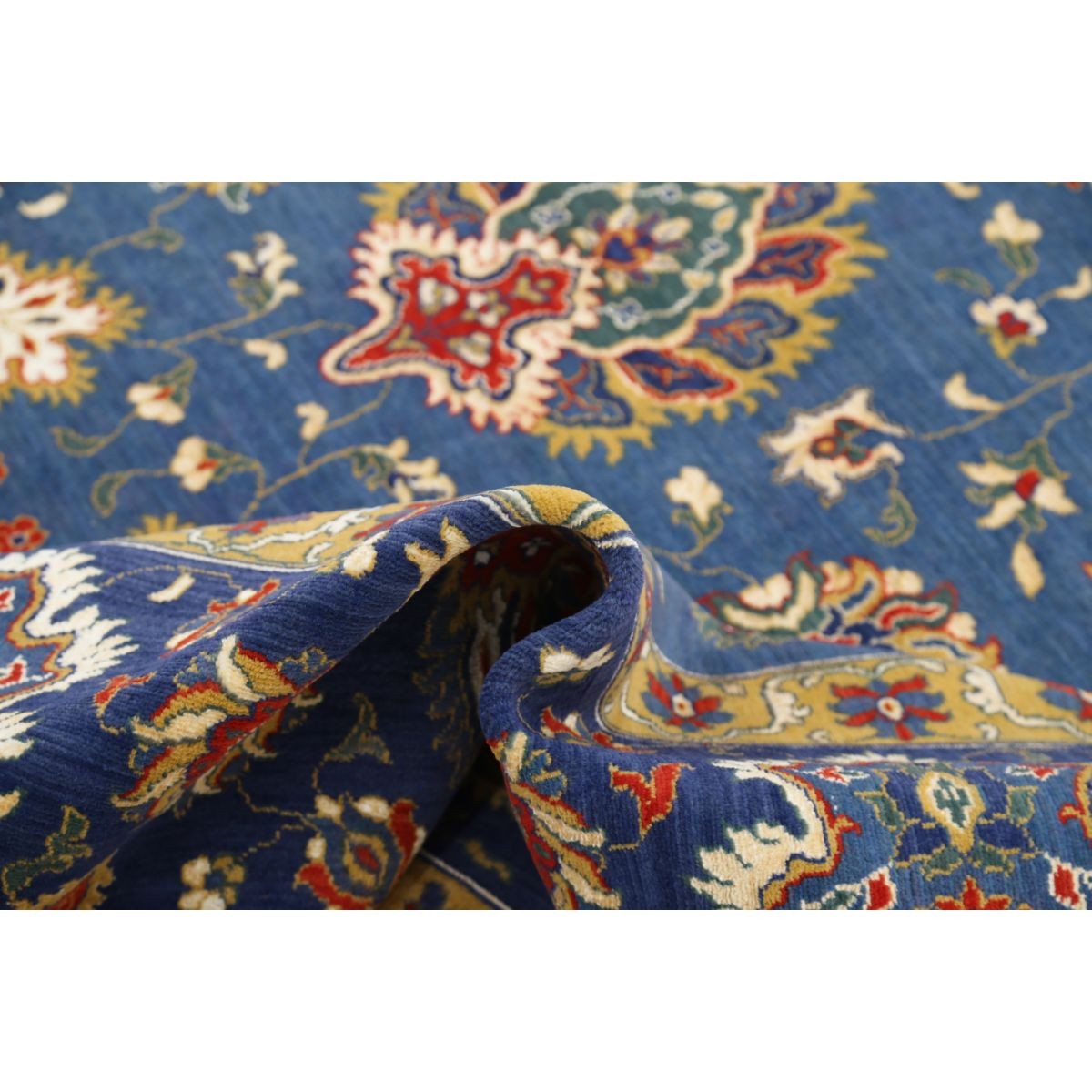 Gulshan-8'10" 9x12 Machine-Made Washable Wool Rug - Colorful
