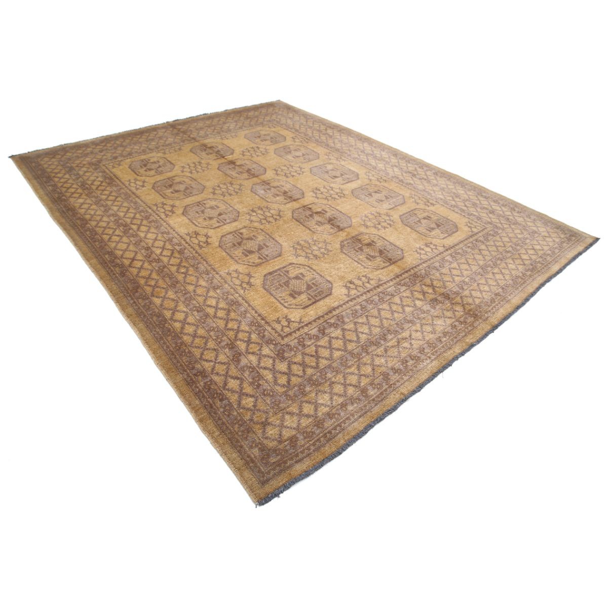 Revival 8x10 Handmade Double Knotted Washable Wool Rug - Colorful