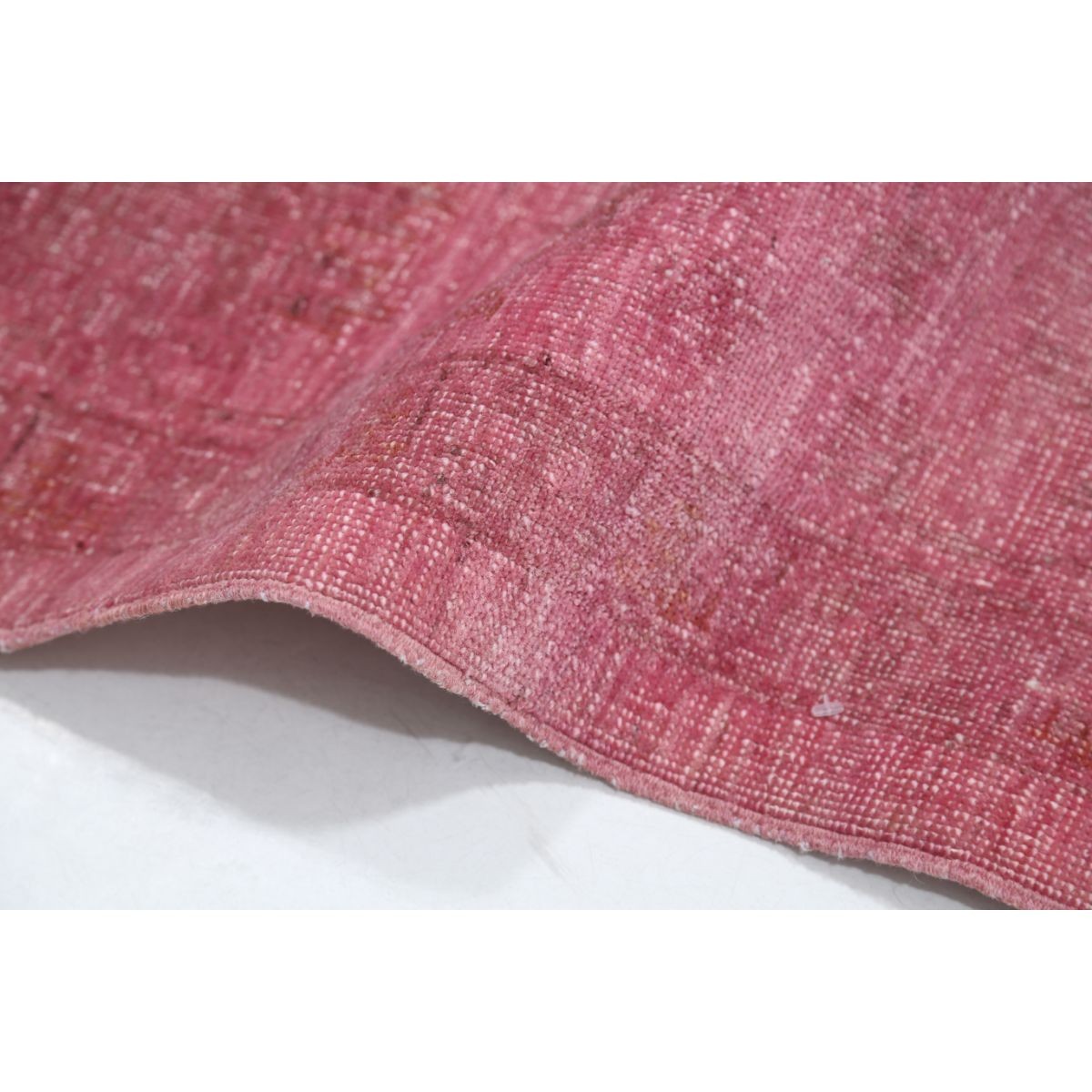 Overdye 7x10 Handmade Double Knotted Washable Wool Rug - Monochormatic