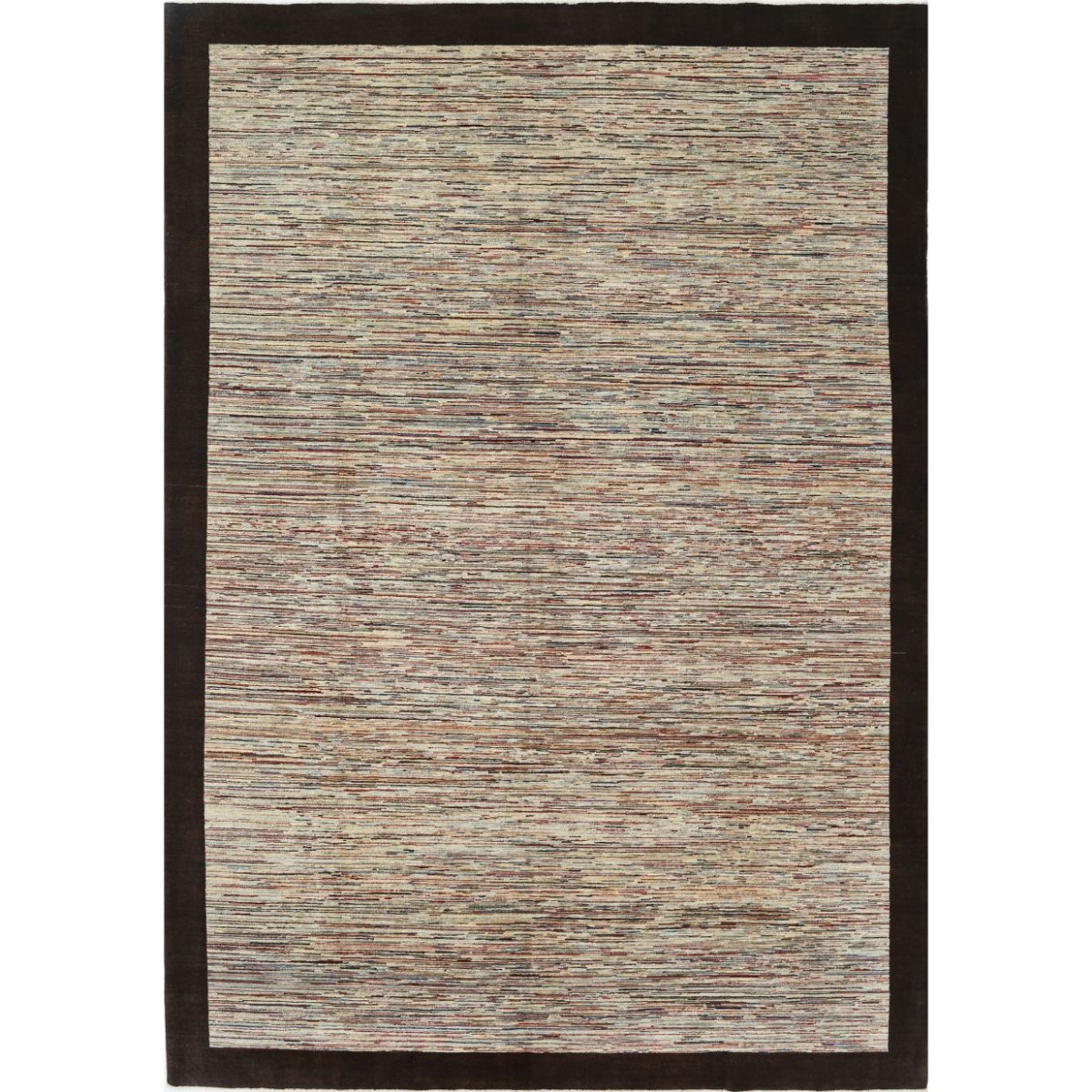 Modcar 9x12 Handmade Double Knotted Washable Wool Rug - Colorful