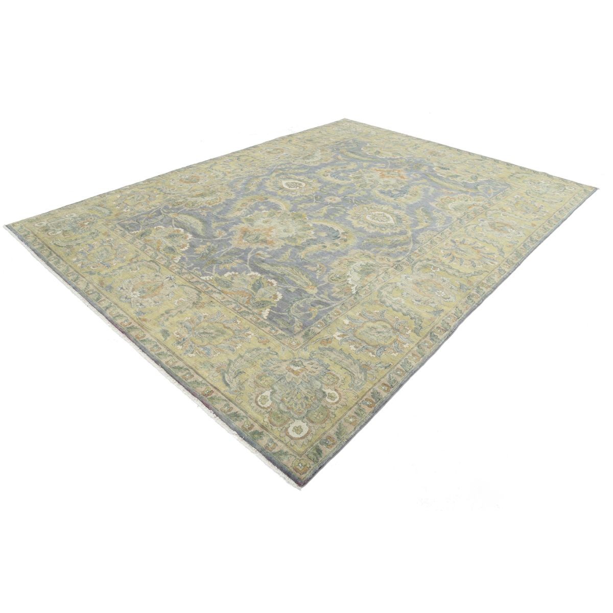 Ziegler 9x12 Handmade Double Knotted Washable Wool Rug - Colorful