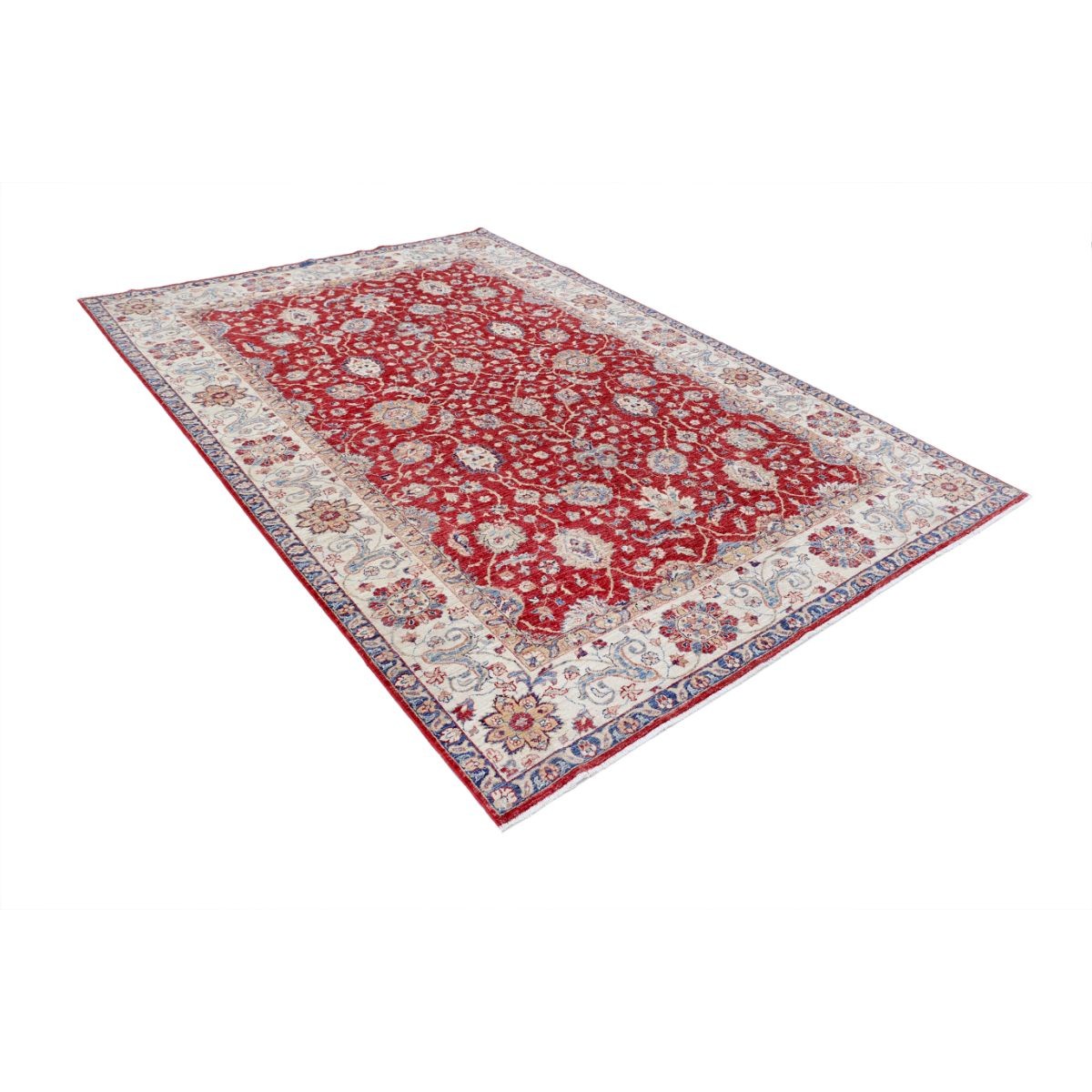 Ziegler 7x10 Handmade Double Knotted Washable Wool Rug - Colorful