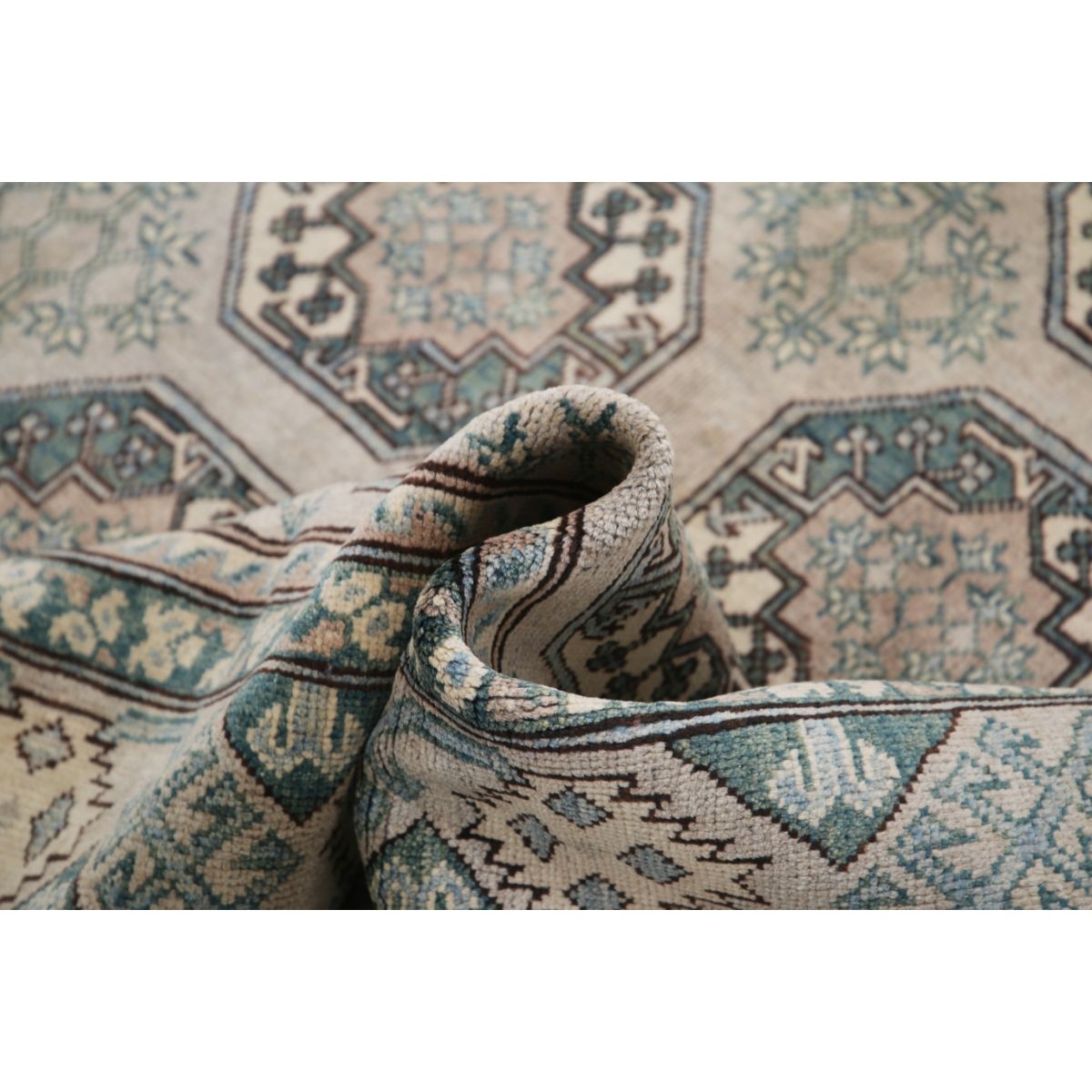 Revival 7x10 Handmade Double Knotted Washable Wool Rug - Colorful