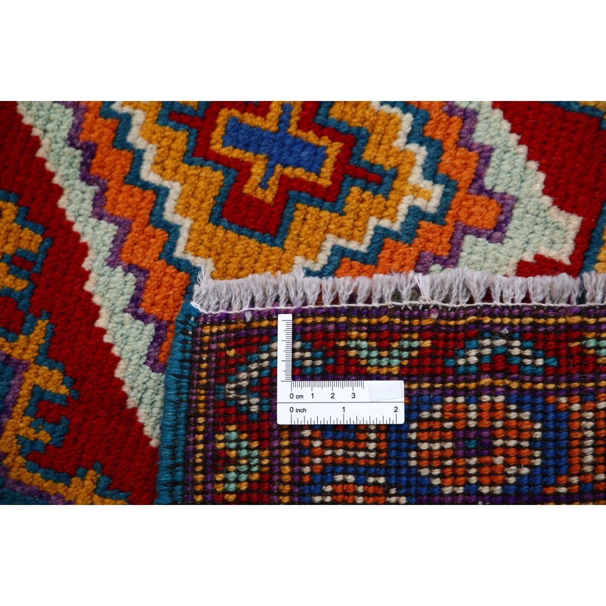 Revival 3x5 Handmade Double Knotted Washable Wool Rug - Colorful