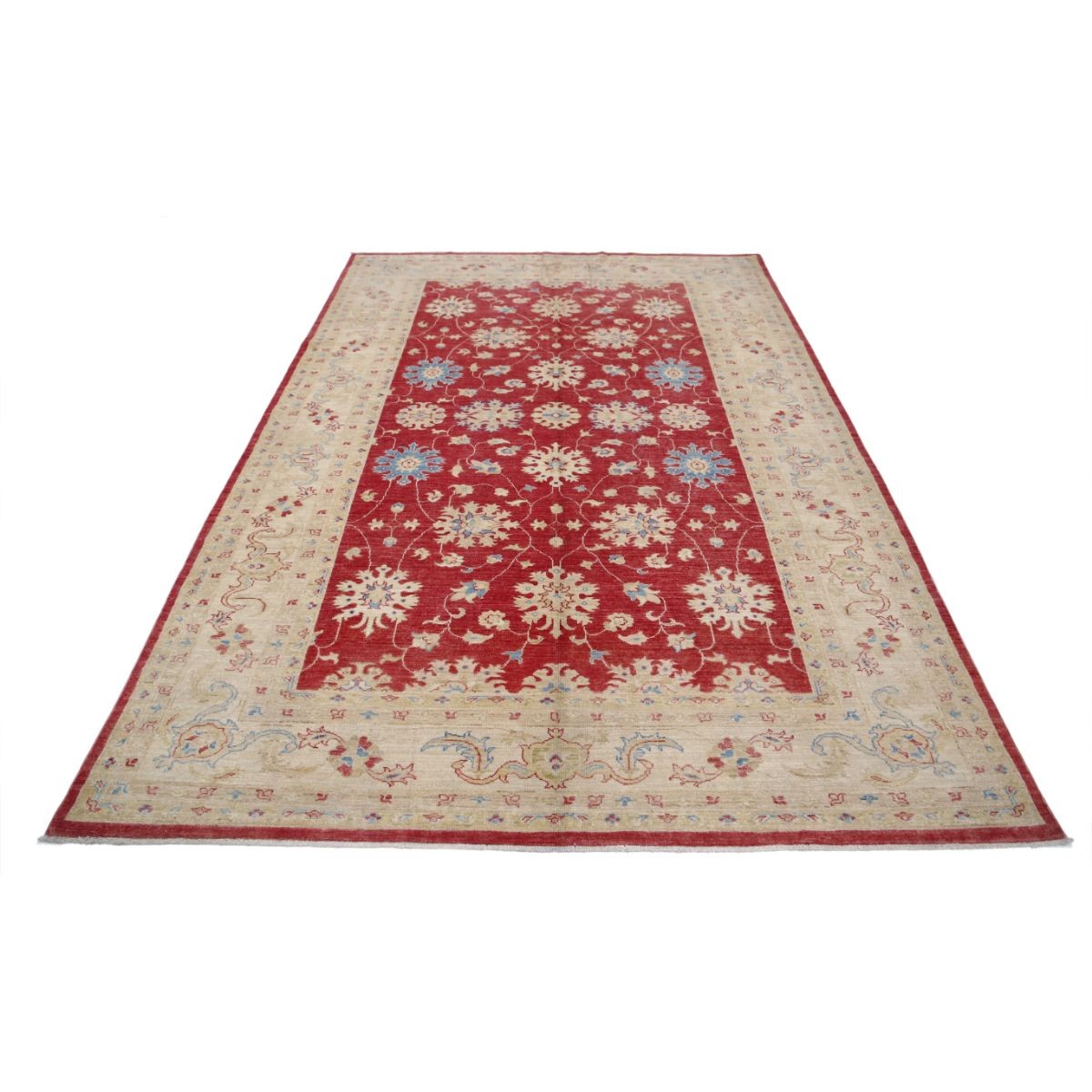 Ziegler 6x10 Handmade Double Knotted Washable Wool Rug - Colorful