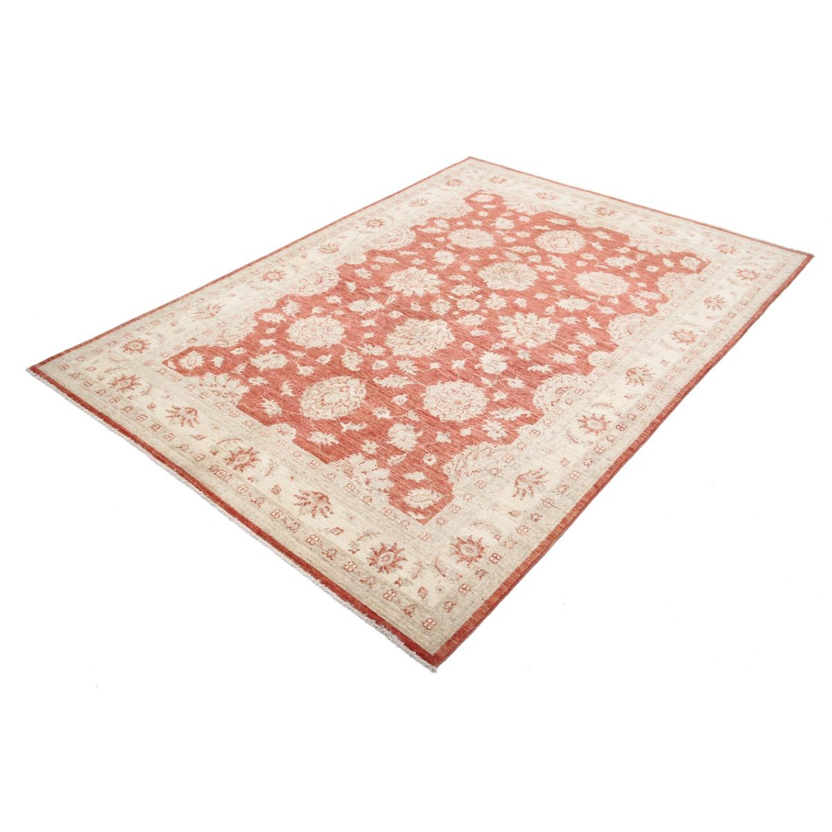 Ziegler 5x8 Handmade Double Knotted Washable Wool Rug - Colorful