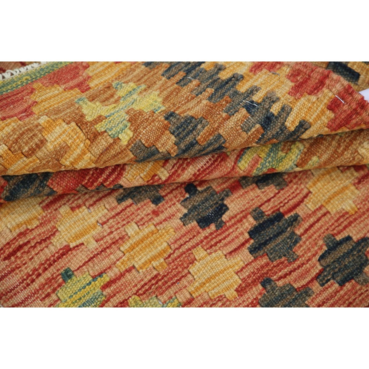Maimana 3x5 Hand Woven Washable Wool Rug - Colorful