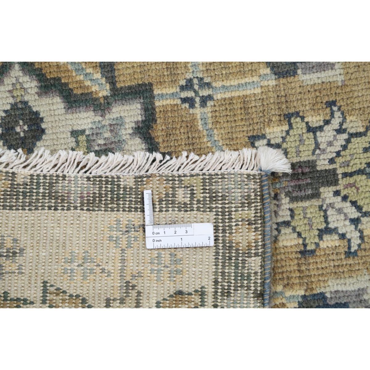 Vintage 5x8 Handmade Double Knotted Washable Wool Rug - Soft Hues