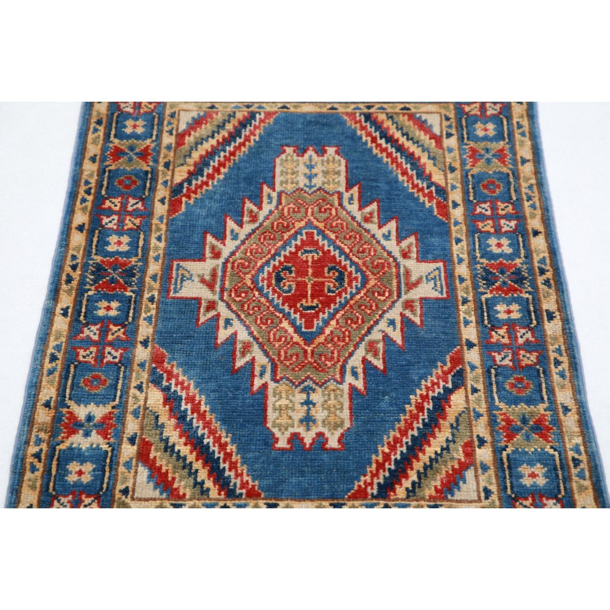 Revival 2x3 Handmade Double Knotted Washable Wool Rug - Colorful