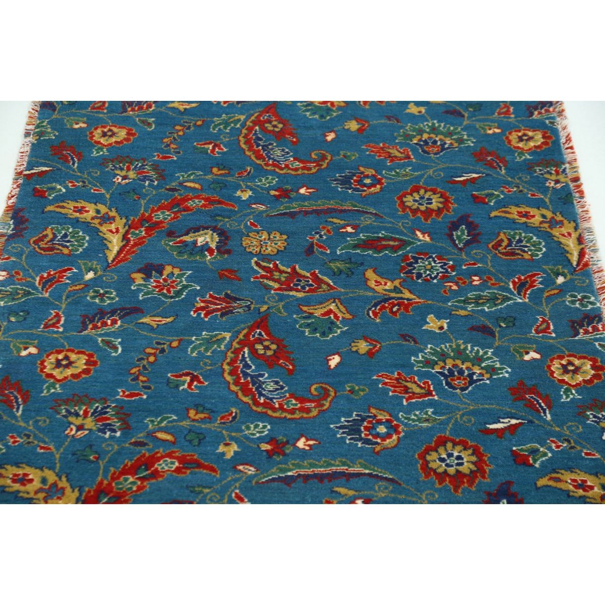 Gulshan 3x5 Machine-Made Washable Wool Rug - Colorful