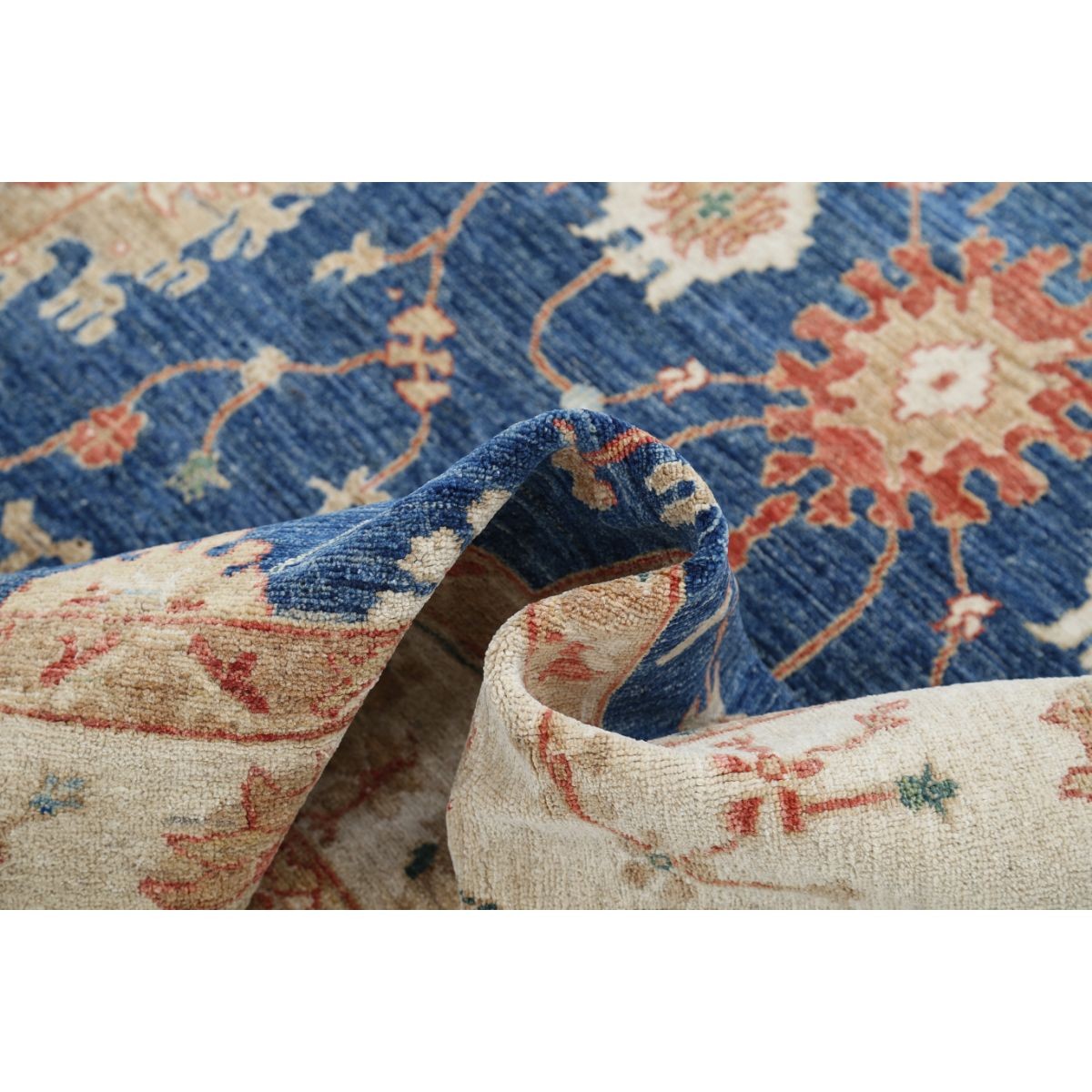 Ziegler 6x7 Handmade Double Knotted Washable Wool Rug - Colorful