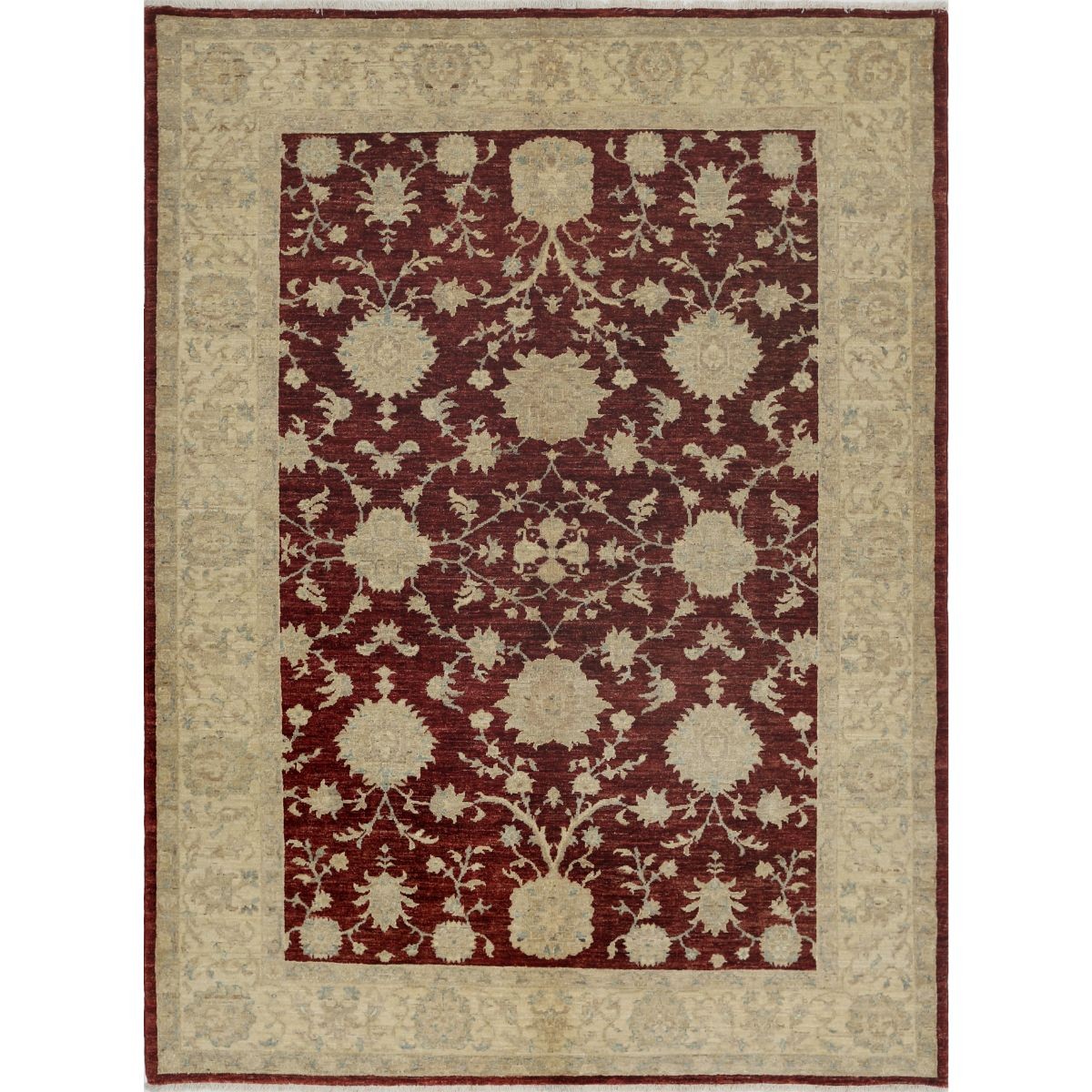 Ziegler 6x8 Handmade Double Knotted Washable Wool Rug - Colorful