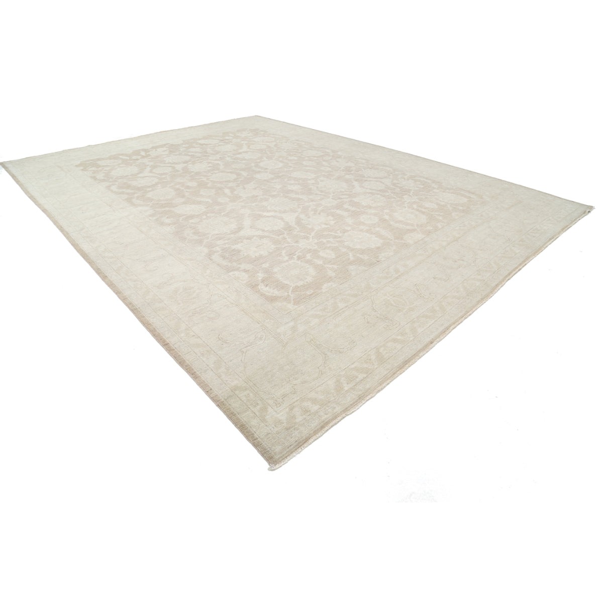 Serenity 13x16 Handmade Double Knotted Washable Wool Rug - Soft Hues