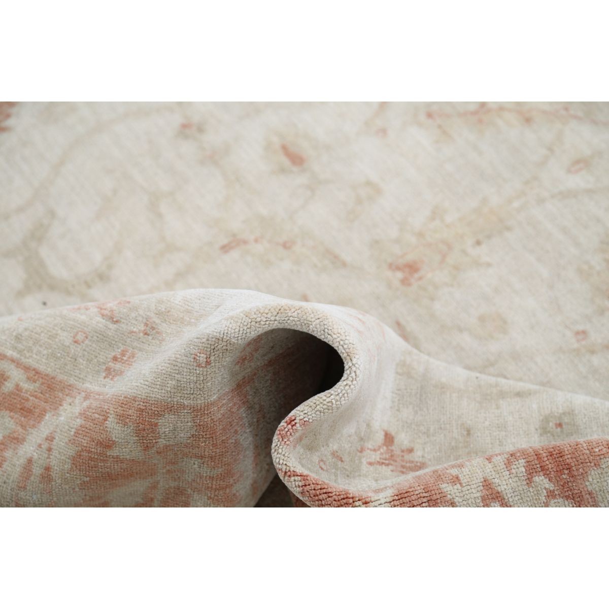 Serenity 6x8 Handmade Double Knotted Washable Wool Rug - Soft Hues