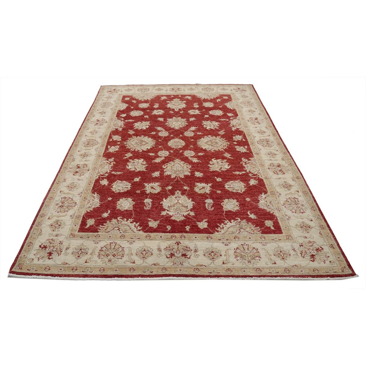 Ziegler 6x8 Handmade Double Knotted Washable Wool Rug - Colorful