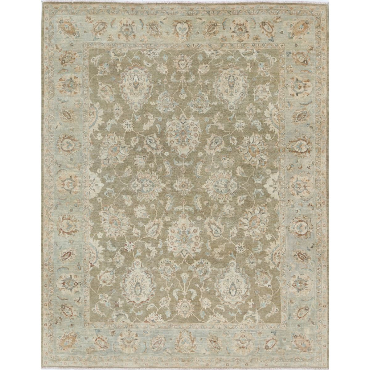 Ziegler 8x10 Handmade Double Knotted Washable Wool Rug - Colorful