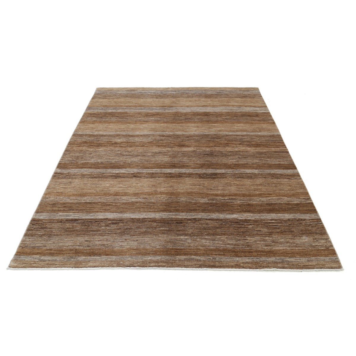 Modcar 6x8 Handmade Double Knotted Washable Wool Rug - Colorful