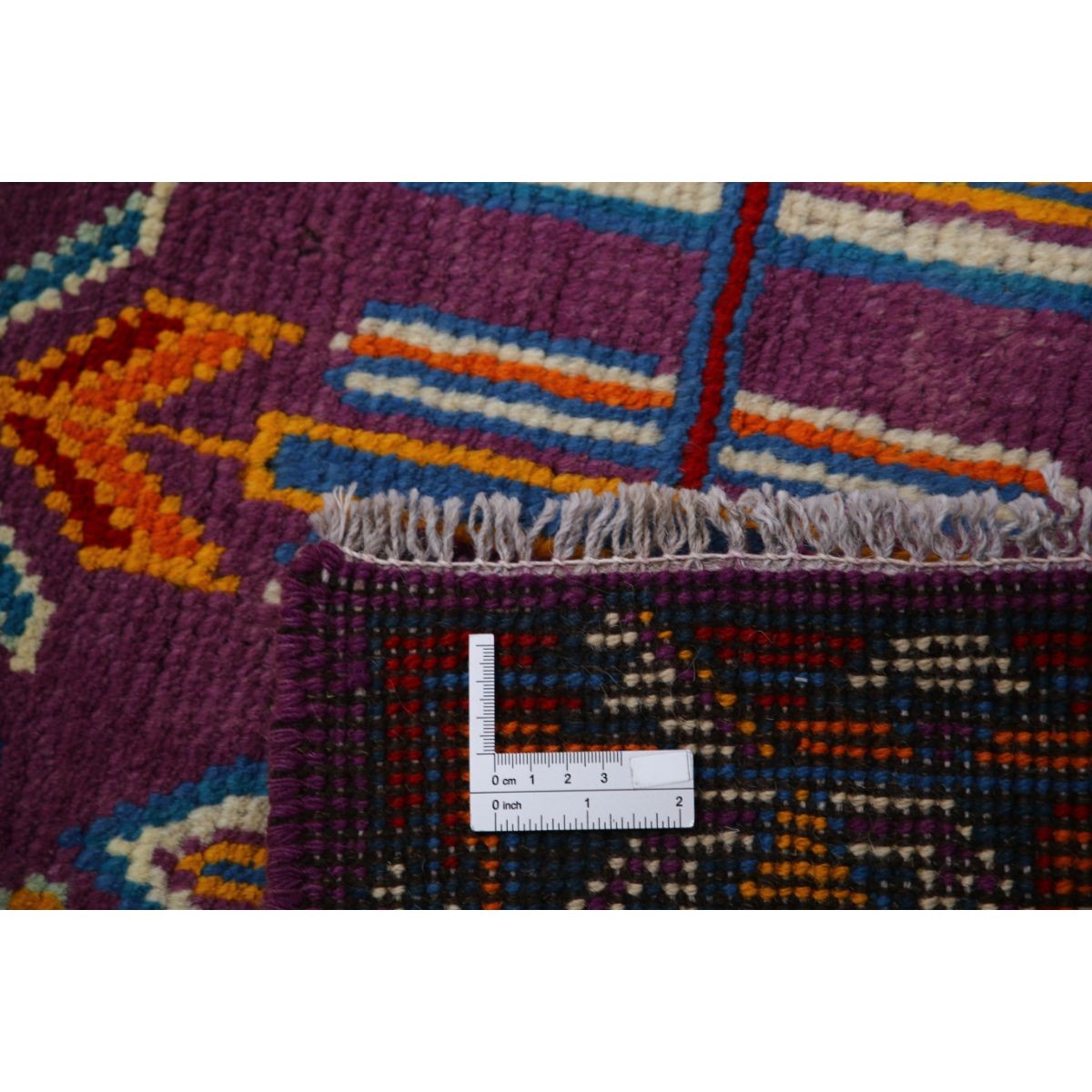 Revival 3x4 Handmade Double Knotted Washable Wool Rug - Colorful
