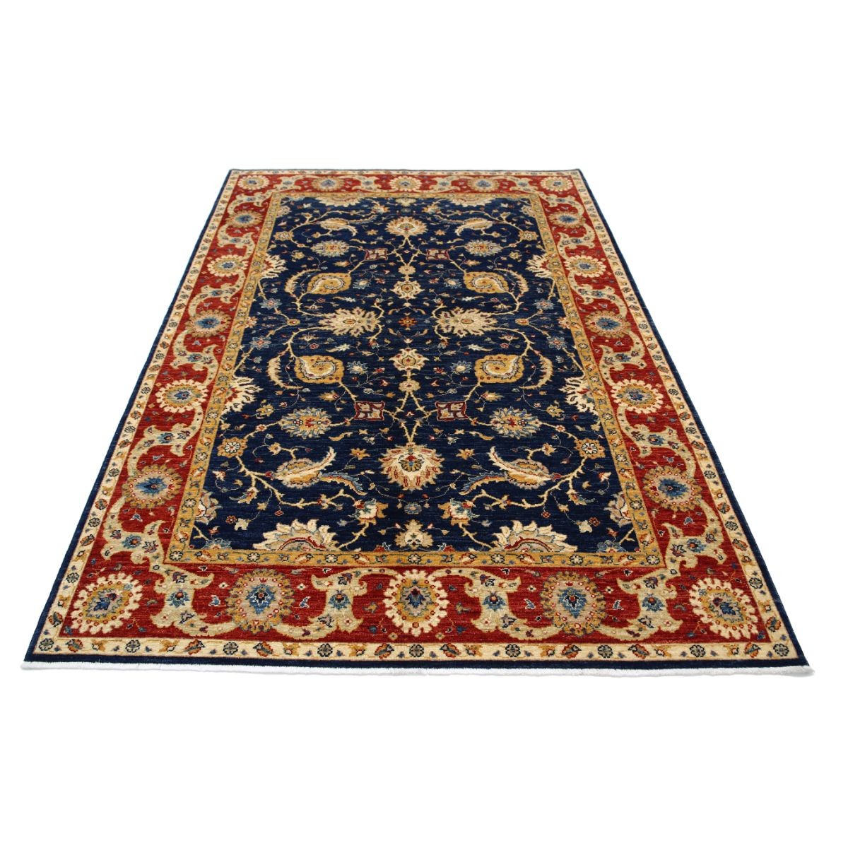 Ziegler 6x8 Handmade Double Knotted Washable Wool Rug - Colorful